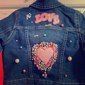 Baby Jean Jackets, hans made , custom